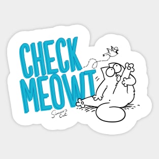 Check Meowt Sticker